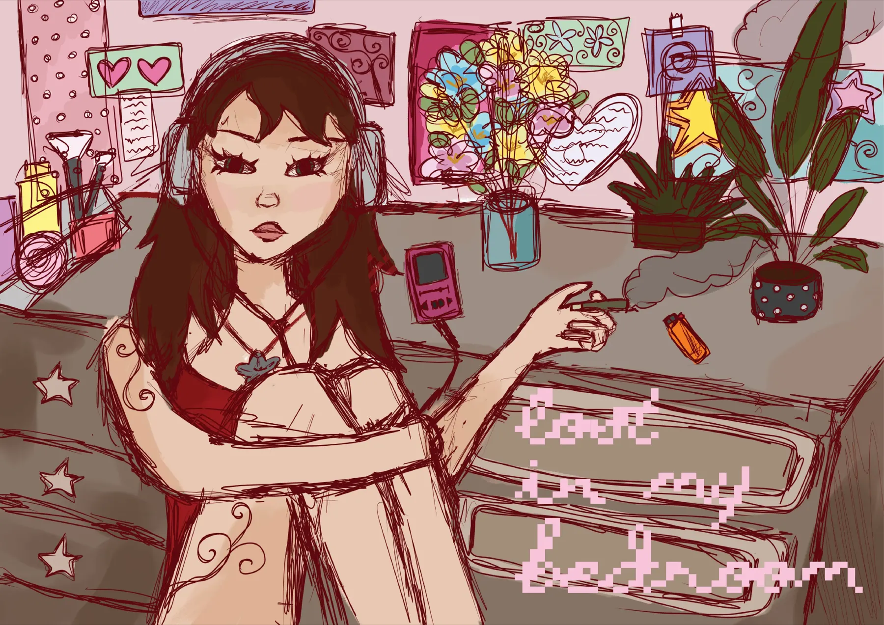 Girl in Room